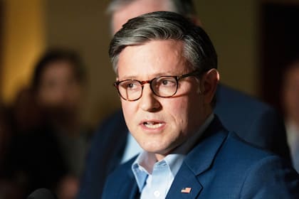 El presidente de la Cámara de Representantes, Mike Johnson, de Luisiana.