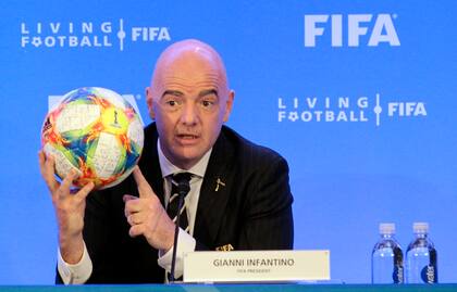 El presidente de la FIFA, Gianni Infantino 