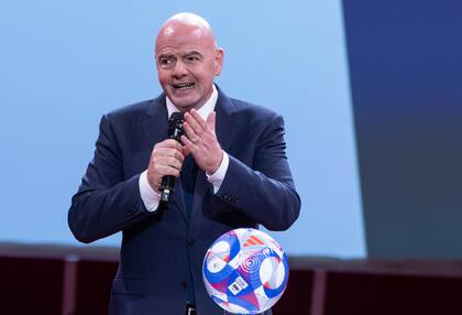 El presidente de la FIFA, Gianni Infantino.