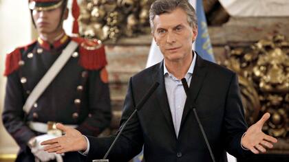 El presidente Mauricio Macri
