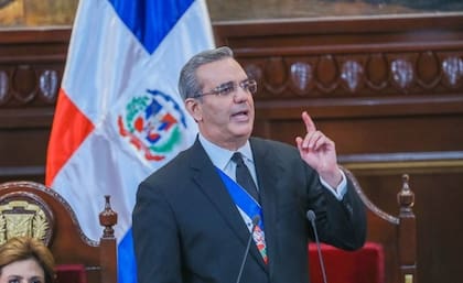 El presidente de República Dominicana, Luis Abinader