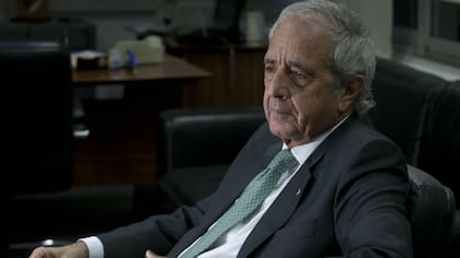 El presidente de River, enojado