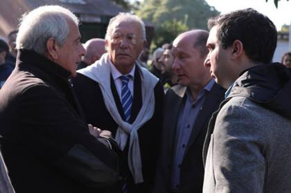 El presidente de River estuvo presente en el homenaje a José Amalfitani