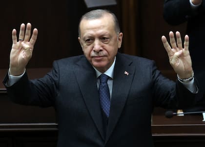 El presidente de Turquía Recep Tayyip Erdogan