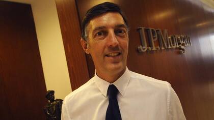 El presidente del banco JP Morgan en la Argentina, Facundo Gómez Minujín
