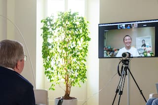 La tenista china le hizo una videollamada al presidente del COI