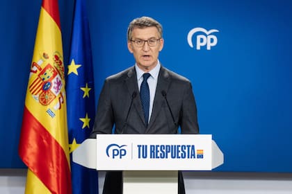 El presidente del Partido Popular, Alberto Núñez Feijóo