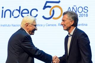 Macri, en el festejo de los 50 años del Indec