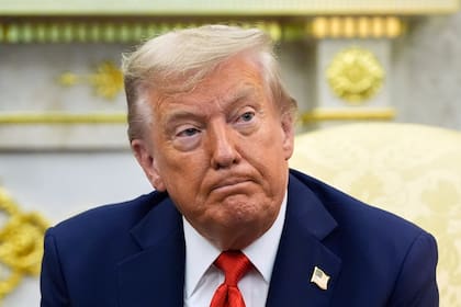 El presidente Donald Trump, en el Salón Oval.