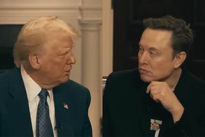 El presidente Donald Trump y Elon Musk