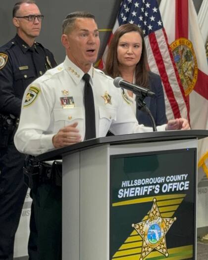 El presidente electo destacó el trabajo en servicio del sheriff Chad Chronister en su nominación publicada en la red social Truth Social