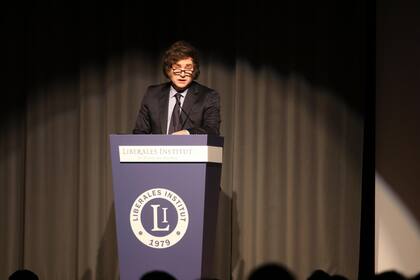 El Presidente en el recibimiento del premio