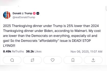 El presidente estadounidense criticó la gestión de Biden