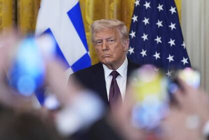 El presidente estadounidense Donald Trump durante un evento en la Casa Blanca, el lunes 24 de marzo de 2025, en Washington