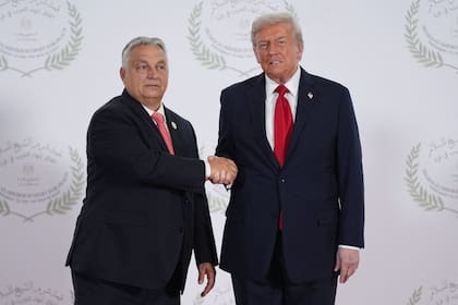 El presidente estadounidense Donald Trump y el premier húngaro Viktor Orban