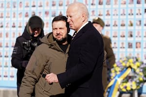 Biden se reunió con Zelensky en Ucrania: “La guerra de conquista de Putin está fracasando”