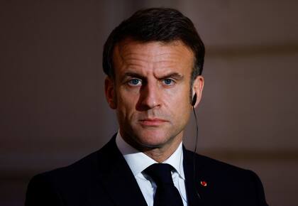 El presidente francés Emmanuel Macron