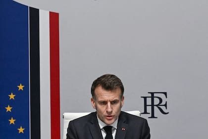 El presidente francés, Emmanuel Macron, en el Palacio del Elíseo.
