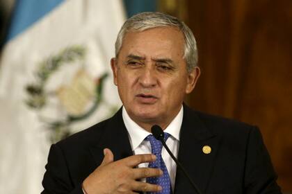 El expresidente guatemalteco Otto Perez