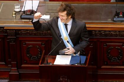 El presidente Javier Milei