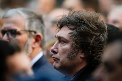 El presidente Javier Milei asistirá a una ceremonia que conmemora el 31 aniversario del atentado contra la AMIA
(AP Foto/Natacha Pisarenko)