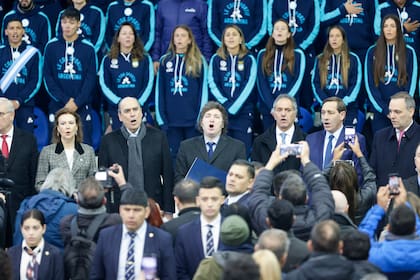 El presidente Javier Milei despidió a la delegación argentina que viajará a los Juegos Olímpicos de París 2024