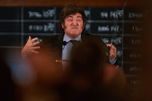 El presidente Javier Milei dio un discurso en la Bolsa de Comercio, en el marco de los 170 años de la institución