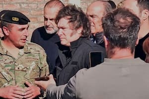 El presidente Javier Milei en Bahía Blanca