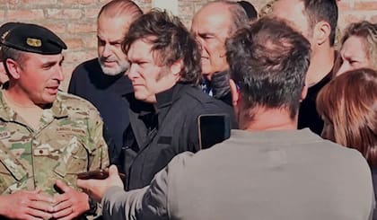 El presidente Javier Milei en Bahía Blanca