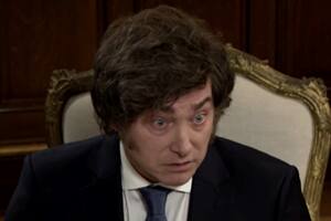 El presidente Javier Milei en diálogo con LN+