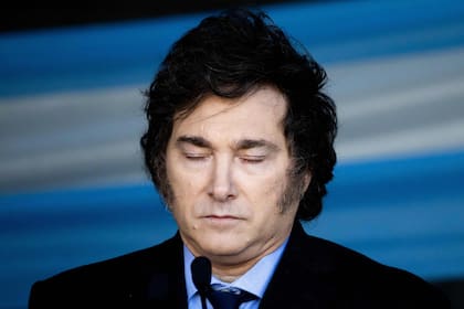 El presidente Javier Milei en el acto de conmemoración de agentes caídos de la Policía Federal Argentina, el 2 de julio