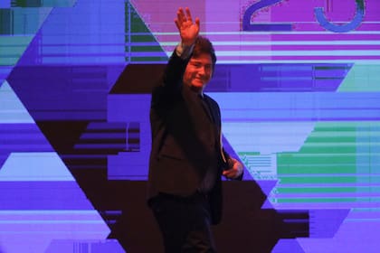 El presidente Javier Milei en Expo EFI 2025