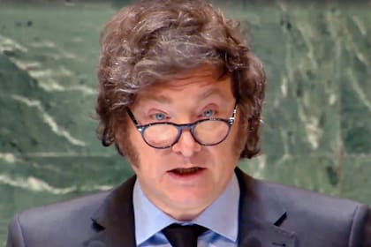 El presidente Javier Milei en la ONU