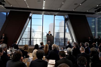 El presidente Javier Milei en Nueva York