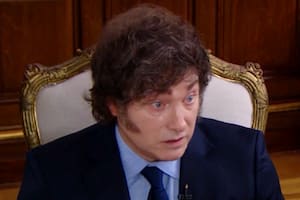 El presidente Javier Milei en una entrevista que le brindó a LN+