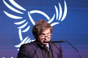 El Presidente Javier Milei encabezó esta noche un evento de La Libertad Avanza en el Yacht Club de Puerto Madero