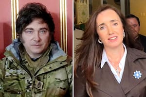 Milei homenajeó a San Martin vestido de militar y Villarruel envió una corona a la Catedral