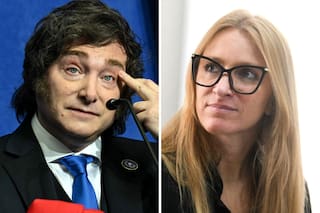 Milei criticó a Carignano por la polémica de los micrófonos en Diputados