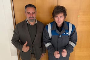 Tras su reunión con el líder de Vox, Javier Milei habla en un evento de la ultraderecha