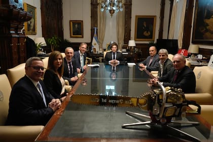 El presidente Javier Milei recibió a los directivos de Rio Tinto en marzo pasado
