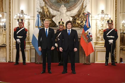 El presidente Javier Milei recibió a su par de Chile, Jose Antonio Kast, en Casa Rosada