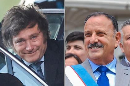 El presidente Javier Milei y el gobernador de La Rioja, Ricardo Quintela