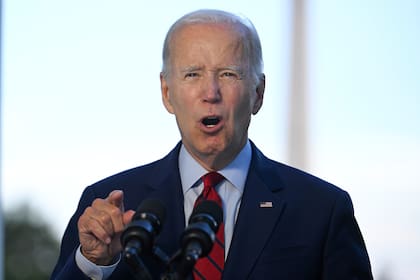 El presidente Joe Biden en la Casa Blanca en Washington el 1 de agosto del 2022.  (Jim Watson/Pool via AP)