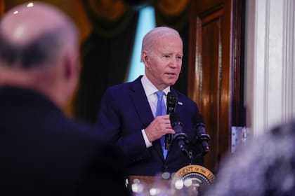 El presidente Joe Biden en la Casa Blanca en Washington, el 3 de mayo de 2023