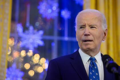 El presidente Joe Biden en un evento en la Casa Blanca en Washington, el 16 de diciembre del 2024. (AP foto/Rod Lamkey, Jr.)