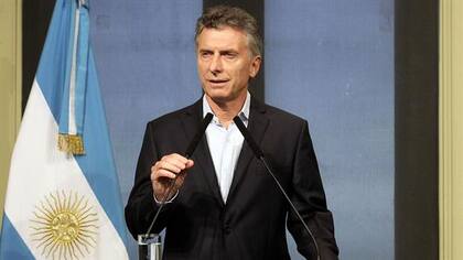 El presidente, Mauricio Macri