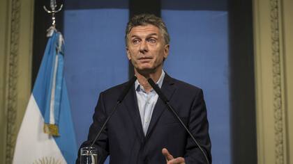 El presidente Mauricio Macri