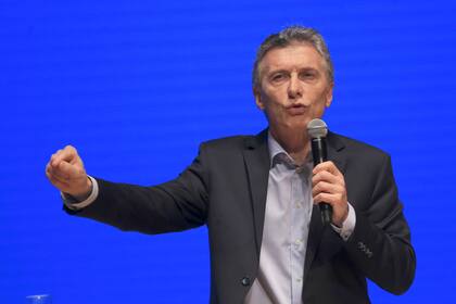 El Presidente Mauricio Macri, en un encuentro con exportadores realizado esta mañana en el CCK