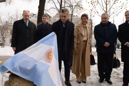 En 2018, el entonces presidente Mauricio Macri encabezó la inauguración de la plaza República Argentina en Moscú; lo acompañaron Juliana Awada y el entonces embajador Ricardo Lagorio