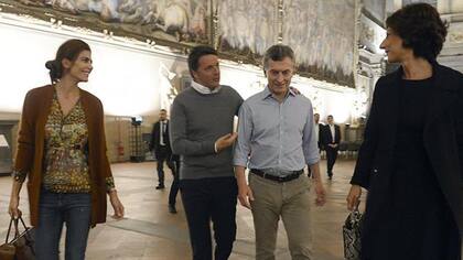 El presidente, Mauricio Macri junto a el premier italiano, Matteo Renzi